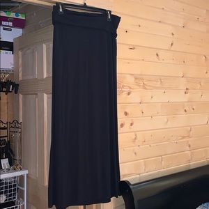 Black maxi skirt